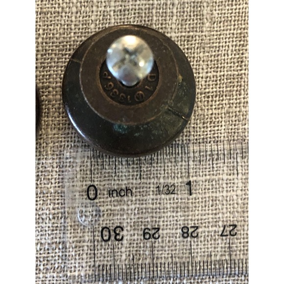 Brass Steel Round Head Phillips Screw Feet 1 In Diameter Lot Of 11 Glides USA - Picture 3 of 3